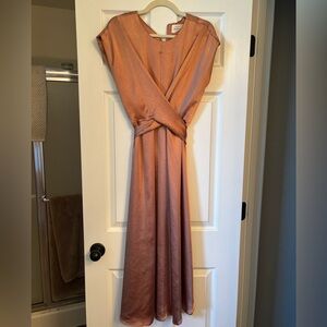 Bohme Wrap Satin Dress